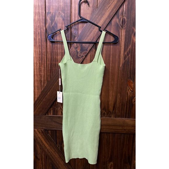 Paradise USA Mint Green Mini Dress Bodycon Women’s Sz Large - Picture 2 of 4